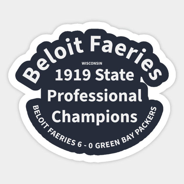 Beloit Faeries Sticker by Yankeeseki